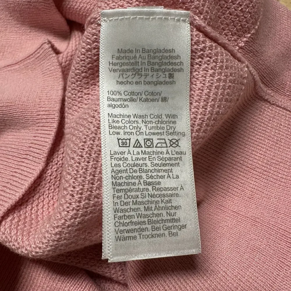 J. Crew Men's Crewneck Sweater in Pink Size Medium New With Tags Condition